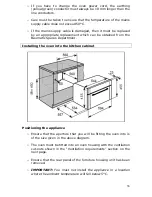 Предварительный просмотр 36 страницы Baumatic BCS455TS Instruction Manual