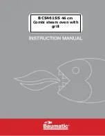 Предварительный просмотр 1 страницы Baumatic BCS461SS Instruction Manual