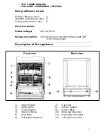 Предварительный просмотр 9 страницы Baumatic BDF440SL Instruction Manual