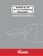 Preview for 1 page of Baumatic BDF465-SL/W Instruction Manual