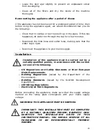 Preview for 28 page of Baumatic BDI450SS Instruction Manual