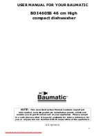 Preview for 2 page of Baumatic BDI460SS Instruction Manual