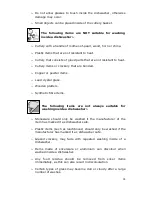 Preview for 18 page of Baumatic BDI631 Instruction Manual