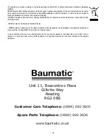 Предварительный просмотр 31 страницы Baumatic BDIF 616 Instruction Manual