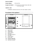 Предварительный просмотр 9 страницы Baumatic BDW17 Instruction Manual