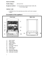 Предварительный просмотр 9 страницы Baumatic BDW45.1 Instruction Manual