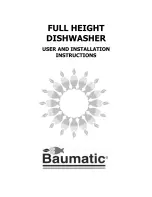 Baumatic BDW5 User And Installation Instructions Manual preview