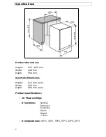 Preview for 8 page of Baumatic BDWI460 User Manual