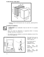 Предварительный просмотр 39 страницы Baumatic BDWI460 User Manual