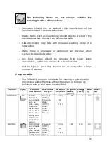 Предварительный просмотр 22 страницы Baumatic BDWI660 Instruction Manual