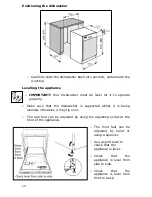 Preview for 40 page of Baumatic BDWS45SS Instruction Manual