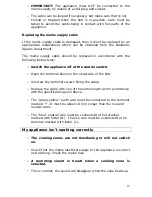 Preview for 18 page of Baumatic BE2.1SS Instruction Manual