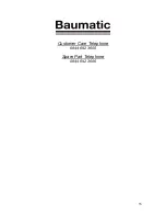 Preview for 35 page of Baumatic BECW600 User Manual