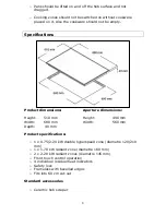 Предварительный просмотр 8 страницы Baumatic BF17 User Manual