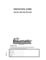 Предварительный просмотр 2 страницы Baumatic BF23SS Instruction Manual