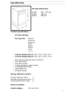 Предварительный просмотр 8 страницы Baumatic BFD40W Instruction Manual