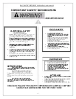 Preview for 3 page of Baumatic BFD62W Instruction Manual