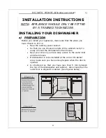 Preview for 22 page of Baumatic BFD65W Instruction Manual