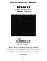 Предварительный просмотр 2 страницы Baumatic BFI40SS Instruction Manual