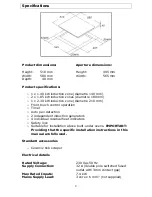 Предварительный просмотр 9 страницы Baumatic BFI40SS Instruction Manual