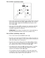 Предварительный просмотр 21 страницы Baumatic BFI40SS Instruction Manual