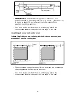 Предварительный просмотр 27 страницы Baumatic BFI40SS Instruction Manual