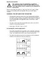 Предварительный просмотр 30 страницы Baumatic BFI40SS Instruction Manual