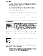 Preview for 17 page of Baumatic BFW440 Instruction Manual