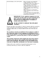 Preview for 21 page of Baumatic BFW440 Instruction Manual