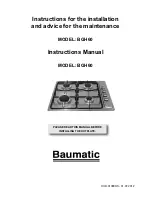 Baumatic BGH60 Instruction Manual preview