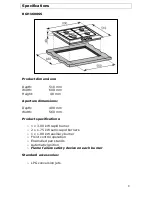 Предварительный просмотр 7 страницы Baumatic BGHU600SS User Manual