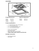 Предварительный просмотр 9 страницы Baumatic BGHU600SS User Manual