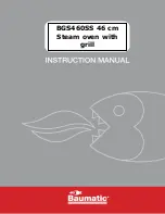 Предварительный просмотр 1 страницы Baumatic BGS460SS Instruction Manual