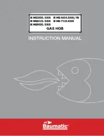 Baumatic BH604.5W Instruction Manual предпросмотр