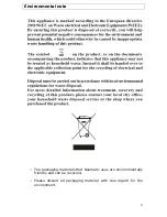 Предварительный просмотр 4 страницы Baumatic BHC310 30cm Instruction Manual