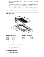 Предварительный просмотр 8 страницы Baumatic BHC310 30cm Instruction Manual