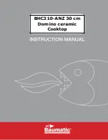 Предварительный просмотр 1 страницы Baumatic BHC310-ANZ Instruction Manual