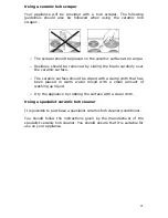 Предварительный просмотр 21 страницы Baumatic BHC310-ANZ Instruction Manual