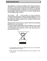 Предварительный просмотр 4 страницы Baumatic BHC606BE Instruction Manual