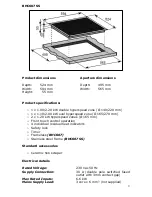 Предварительный просмотр 9 страницы Baumatic BHC607 Instruction Manual