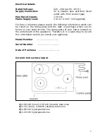 Предварительный просмотр 9 страницы Baumatic BHC900 Instruction Manual