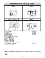 Предварительный просмотр 3 страницы Baumatic BHG900.6SS Instruction Manual