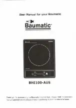 Preview for 3 page of Baumatic BHI100-AUS Instruction Manual