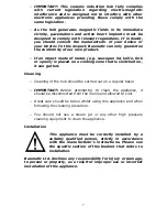 Preview for 7 page of Baumatic BHI300 User Manual