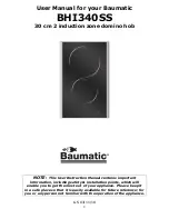 Preview for 2 page of Baumatic BHI340SS Instruction Manual