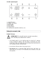 Предварительный просмотр 11 страницы Baumatic BHI600 User Manual