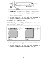 Предварительный просмотр 22 страницы Baumatic BHI609 Instruction Manual