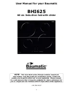 Предварительный просмотр 2 страницы Baumatic BHI625 Instruction Manual