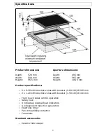 Предварительный просмотр 9 страницы Baumatic BHI625 Instruction Manual