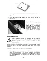 Предварительный просмотр 27 страницы Baumatic BHI625 Instruction Manual